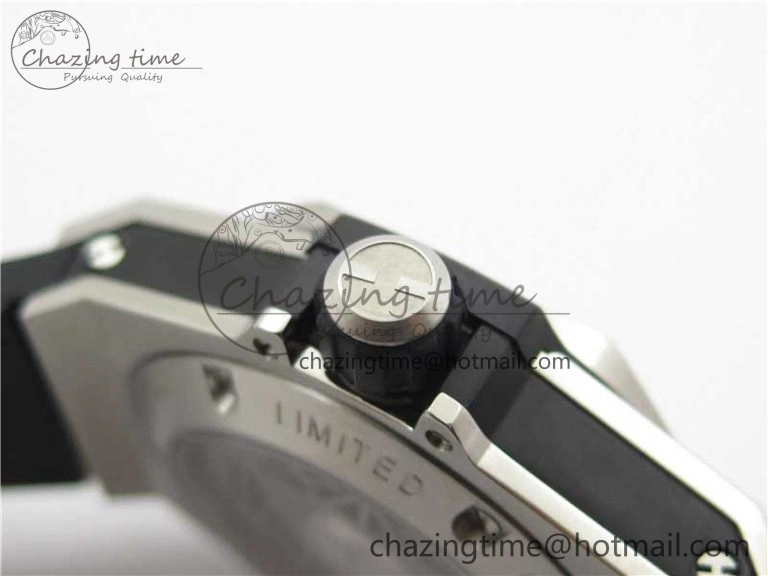 Big Bang Unico Sang Bleu Titanium Diamonds HBF Skeleton Dial on Black Gummy Strap HUB Seasonal 6820