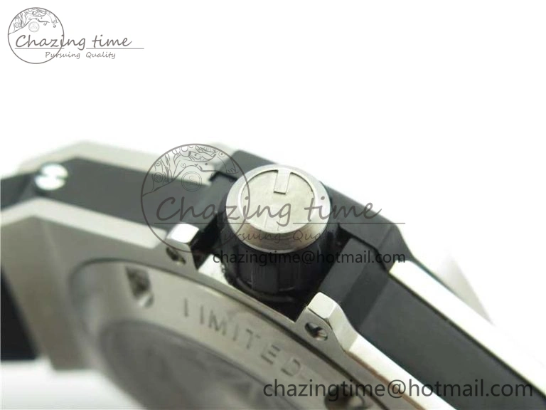 EasyMatch Big Bang Unico Sang Bleu Titanium Diamonds HBF Skeleton Dial on Blue Gummy Strap HUB 6817