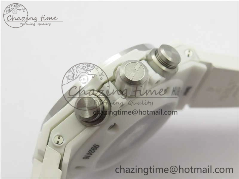 Big Bang Unico White Ceramic HBF 1:1 Best Edition White Skeleton Dial Rainbow Bezel on White Rubber Strap A GoAnywhere 6829