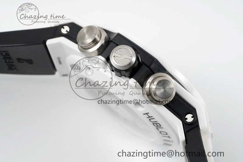 Reliable Big Bang Unico White Ceramic ZF 1:1 Best Edition Skeleton Dial on White Rubber Strap A 6772