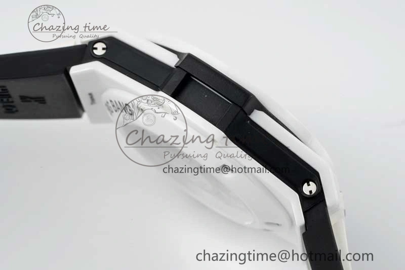 Reliable Big Bang Unico White Ceramic ZF 1:1 Best Edition Skeleton Dial on White Rubber Strap A 6772