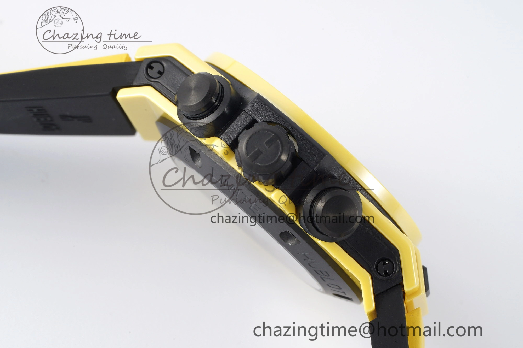 Big Bang Unico Yellow Magic Ceramic BBF 1:1 Best Edition Skeleton Dial on Yellow Rubber Strap A Tailored 6746