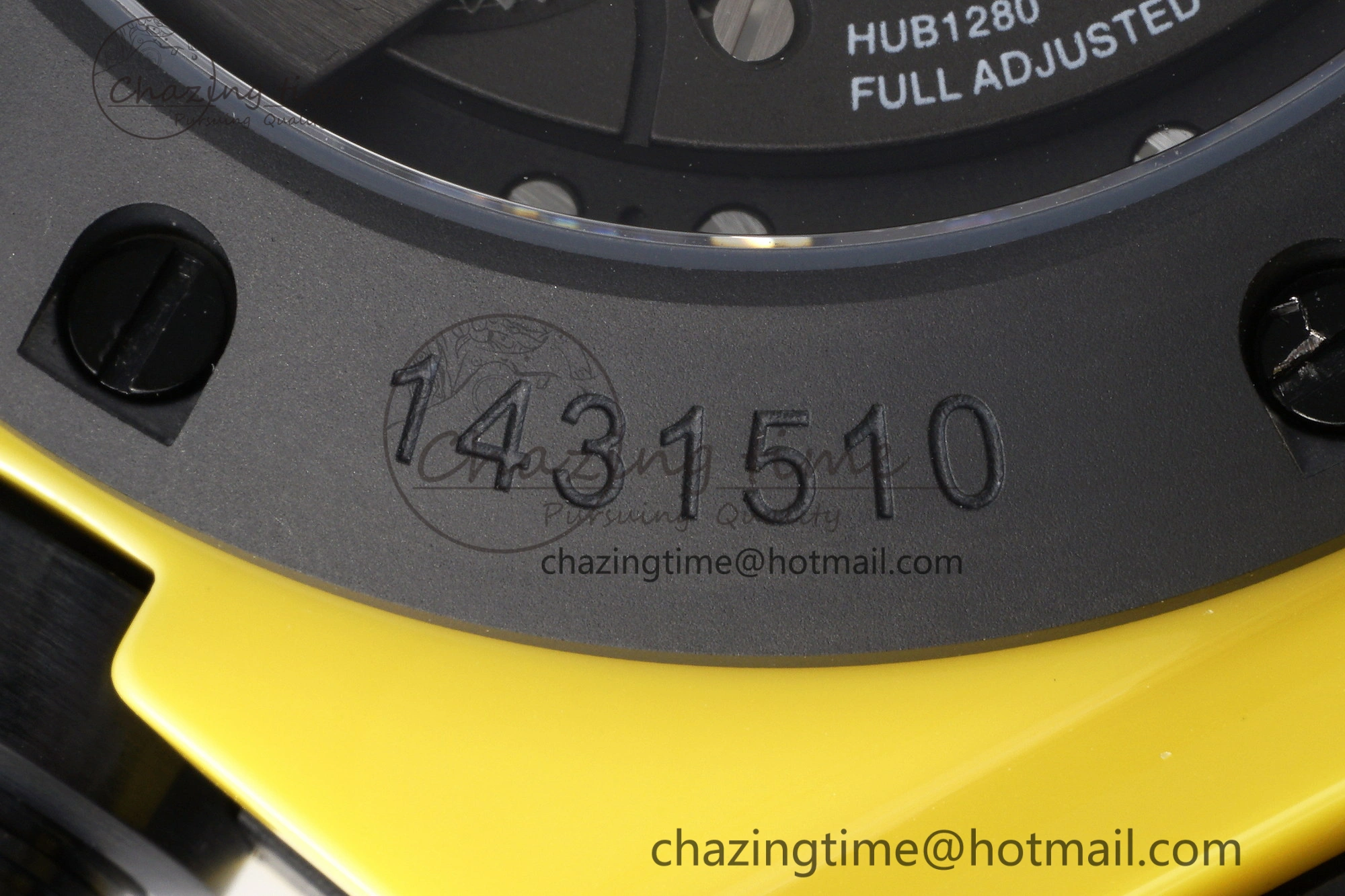 Big Bang Unico Yellow Magic Ceramic BBF 1:1 Best Edition Skeleton Dial on Yellow Rubber Strap A Tailored 6746