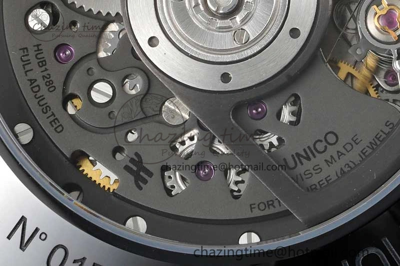 Unique Big Bang Unico Yellow Magic Ceramic ZF 1:1 Best Edition Skeleton Dial on Yellow Rubber Strap A 6773