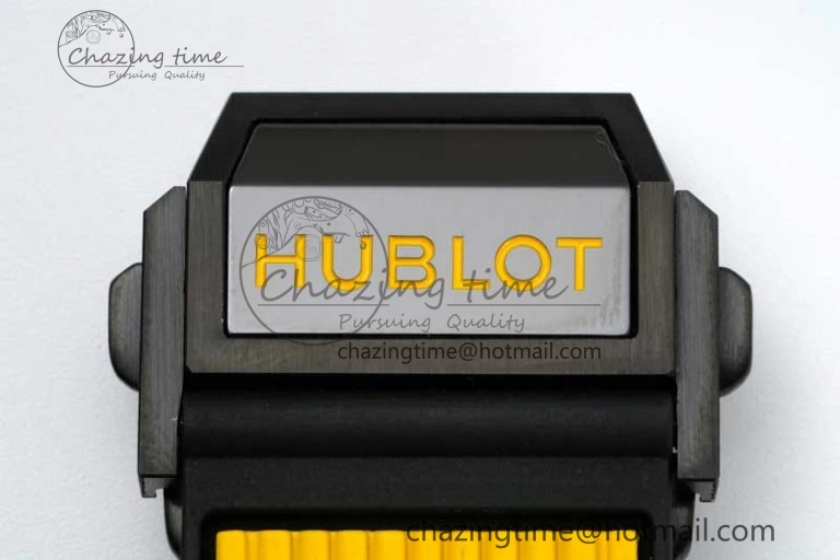 Unique Big Bang Unico Yellow Magic Ceramic ZF 1:1 Best Edition Skeleton Dial on Yellow Rubber Strap A 6773