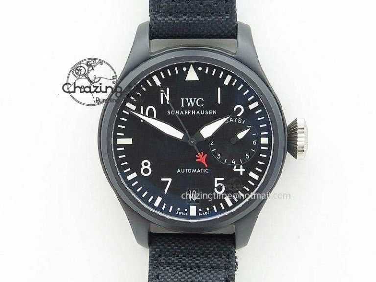 Lightweight Big Pilot 5019 Ceramic Case Black Dial Asian 23J 7397