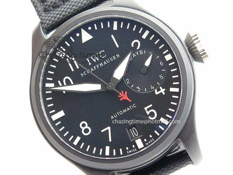 Lightweight Big Pilot 5019 Ceramic Case Black Dial Asian 23J 7397