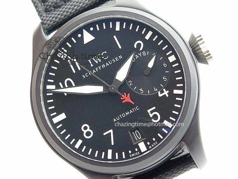 Lightweight Big Pilot 5019 Ceramic Case Black Dial Asian 23J 7397