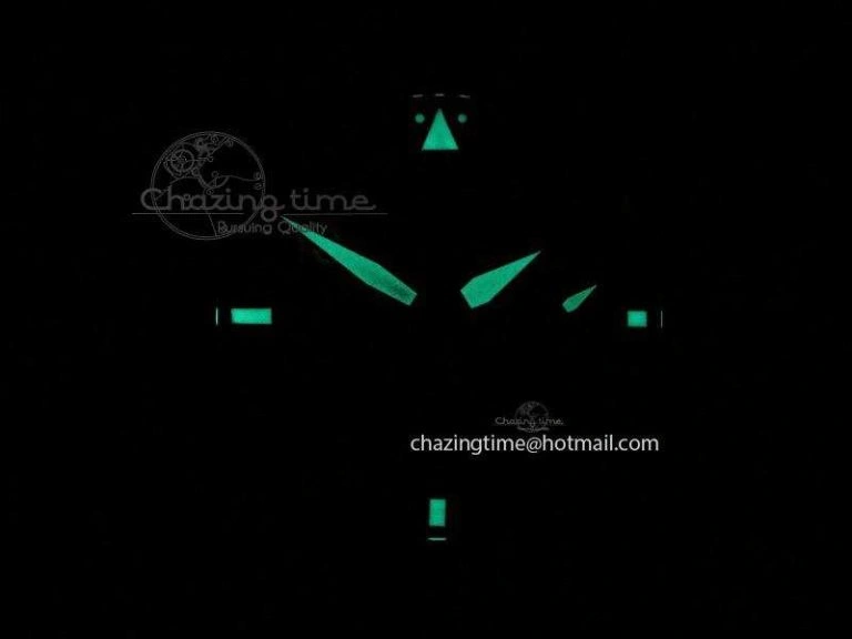Stylish Big Pilot 5019 Ceramic Case Black Dial Green Markers Asian 23J 7396