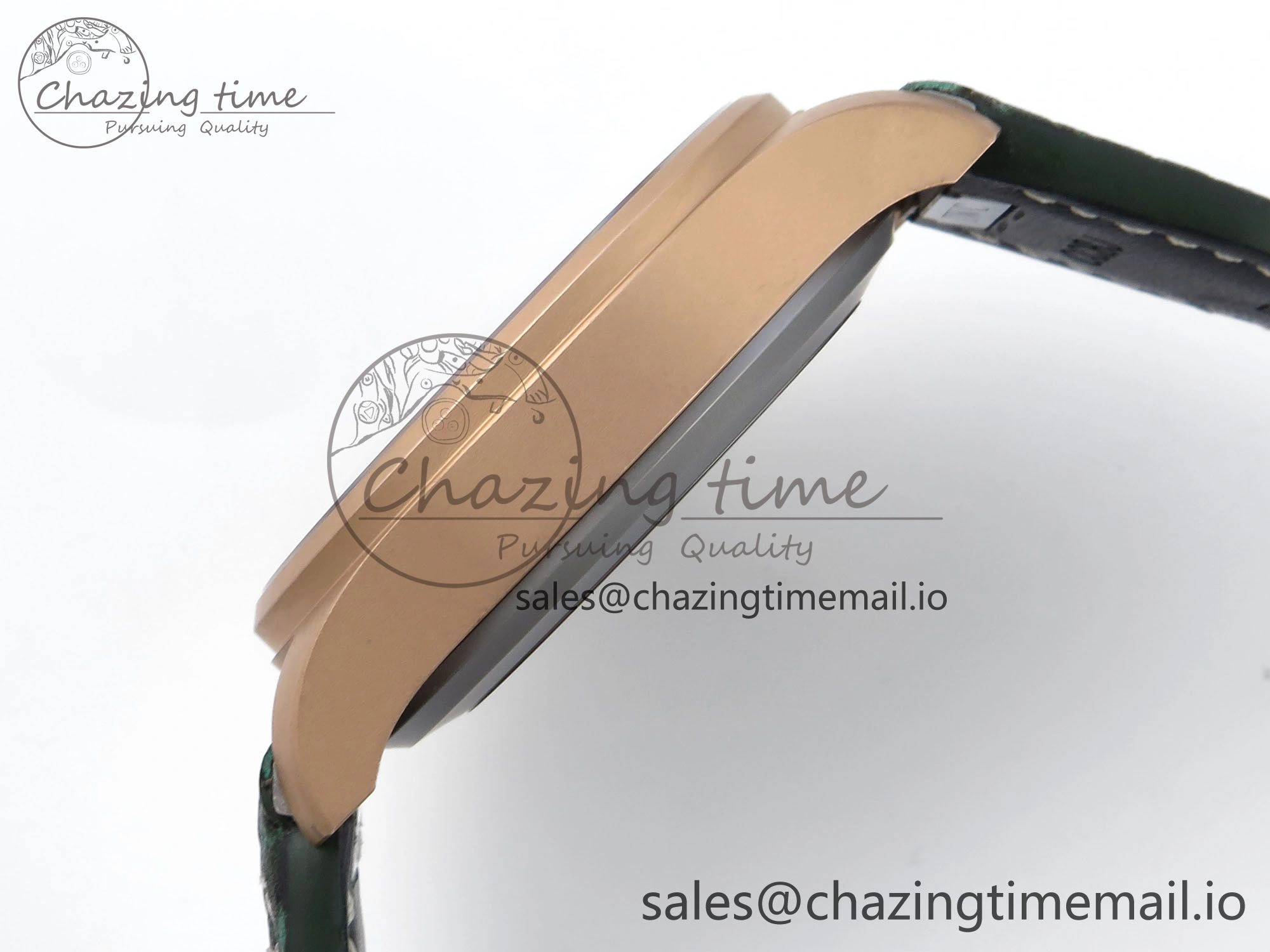 Big Pilot IW329702 M+F 1:1 Best Edition Green Dial on Green Leather Strap MY Casual 7006