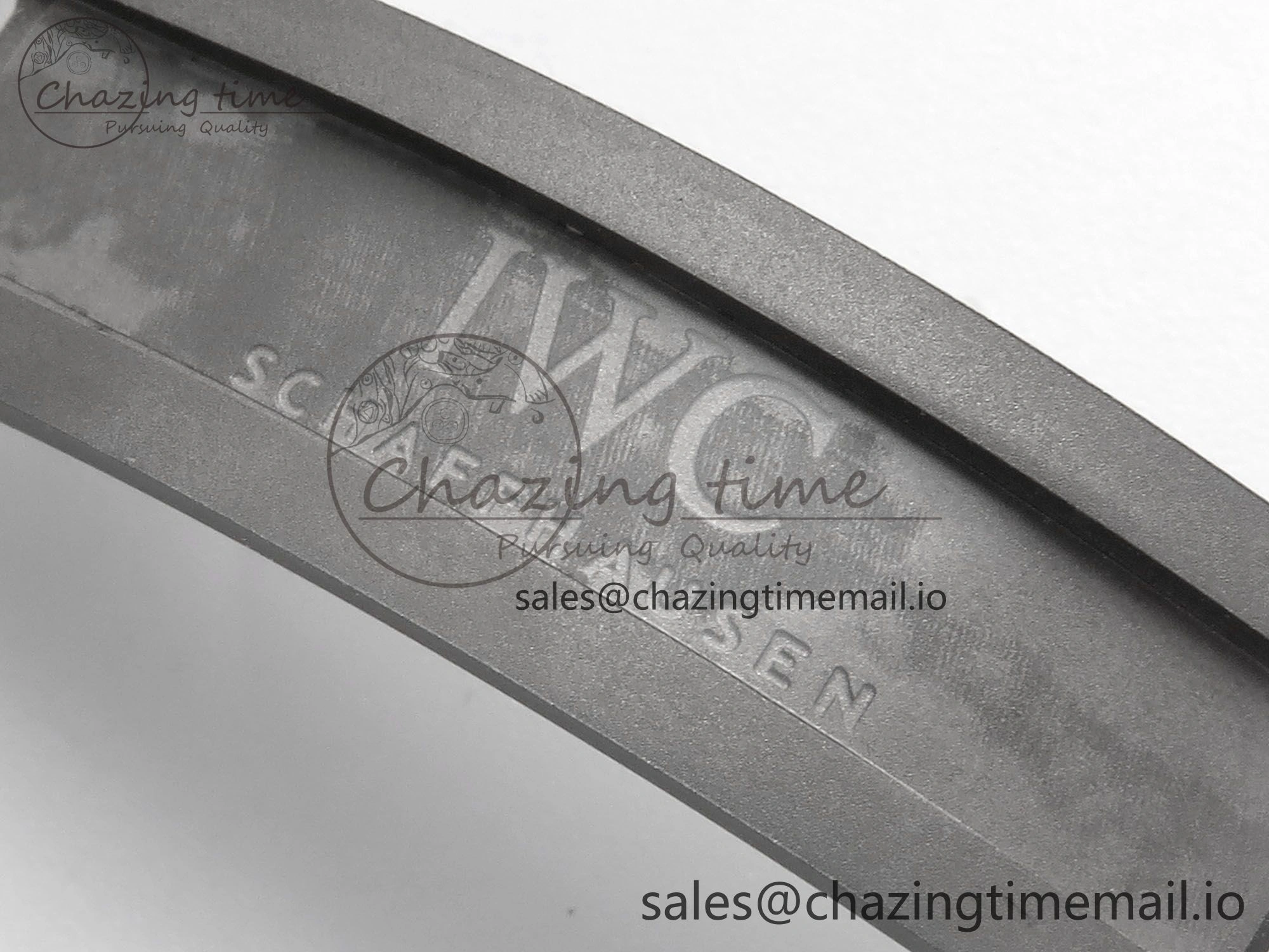Lightweight Big Pilot IW329703 M+F 1:1 Best Edition Black Dial on Black Nylon Strap MY 7004