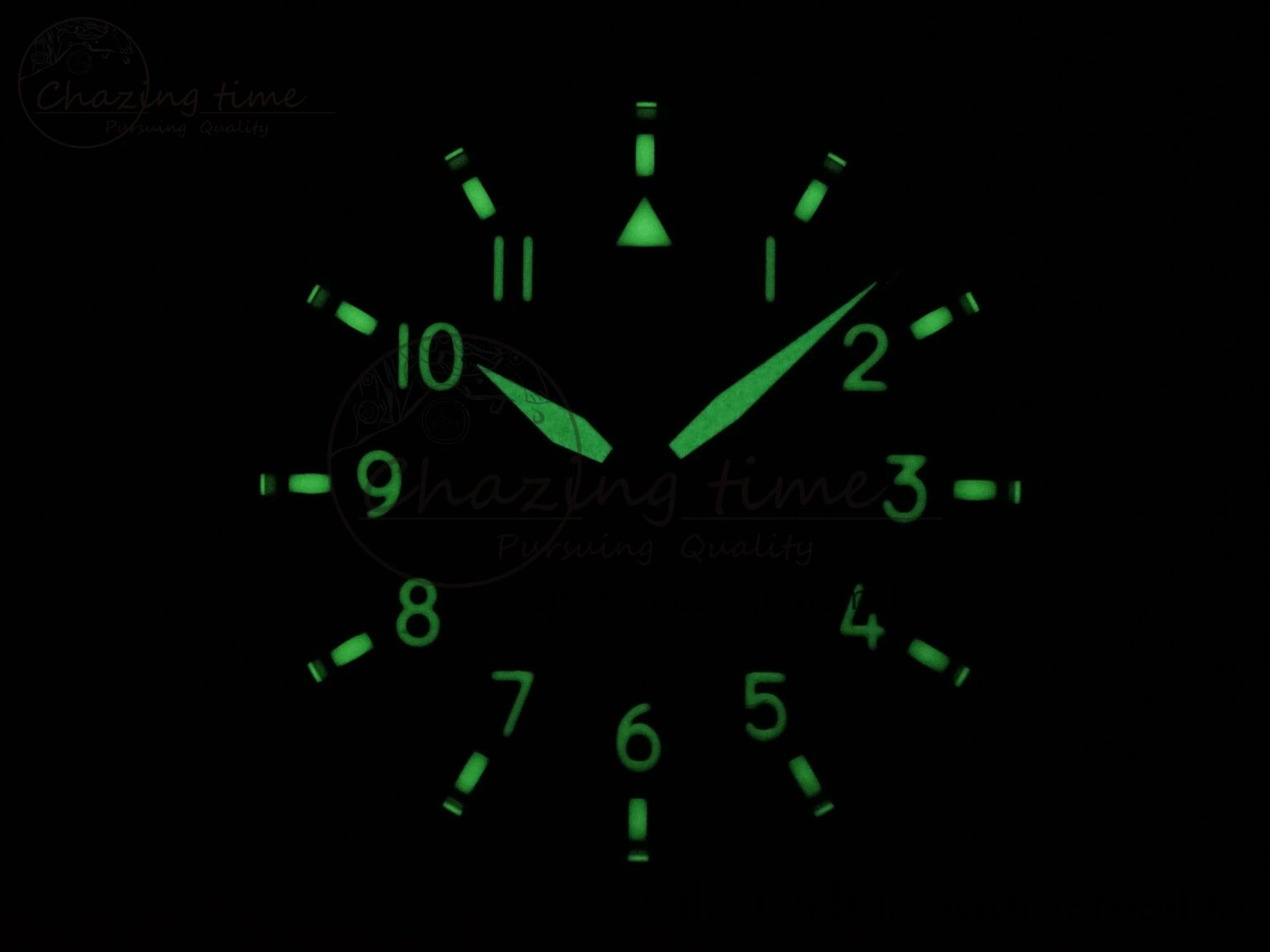 Resilient Big Pilot IW329802 M+F 1:1 Best Edition Green Dial on Green Nylon Strap MY 7002