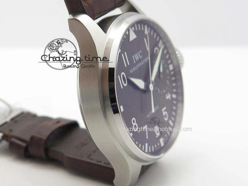Big Pilot IW5009 Grey Dial ZF Edition Grey Dial On Brown Leather Strap A51111 (Fantasy Dial Color) Reliable 7326