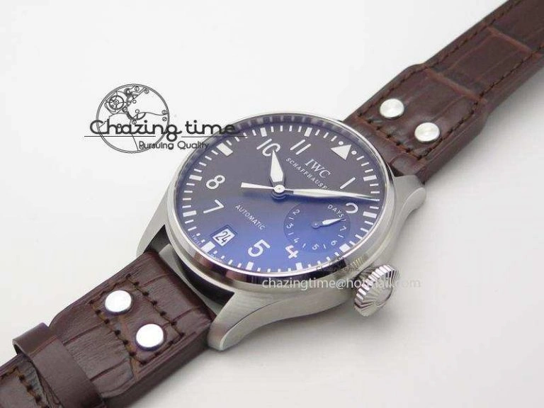 Big Pilot IW5009 Grey Dial ZF Edition Grey Dial On Brown Leather Strap A51111 (Fantasy Dial Color) Reliable 7326