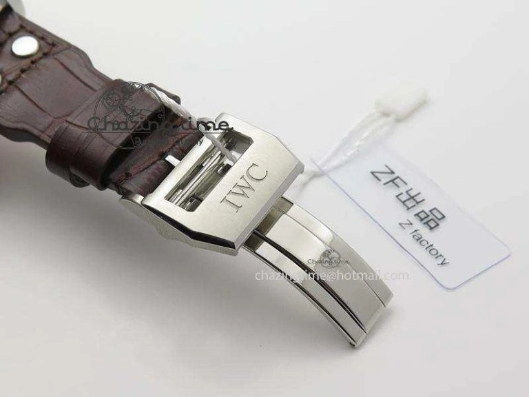 Big Pilot IW5009 Grey Dial ZF Edition Grey Dial On Brown Leather Strap A51111 (Fantasy Dial Color) Reliable 7326