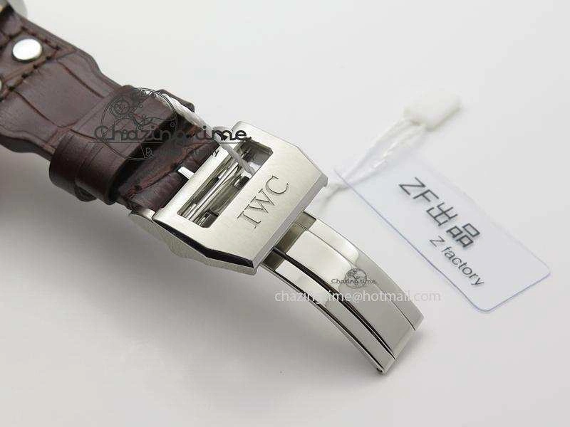 Big Pilot IW5009 Grey Dial ZF Edition Grey Dial On Brown Leather Strap A51111 (Fantasy Dial Color) Reliable 7326