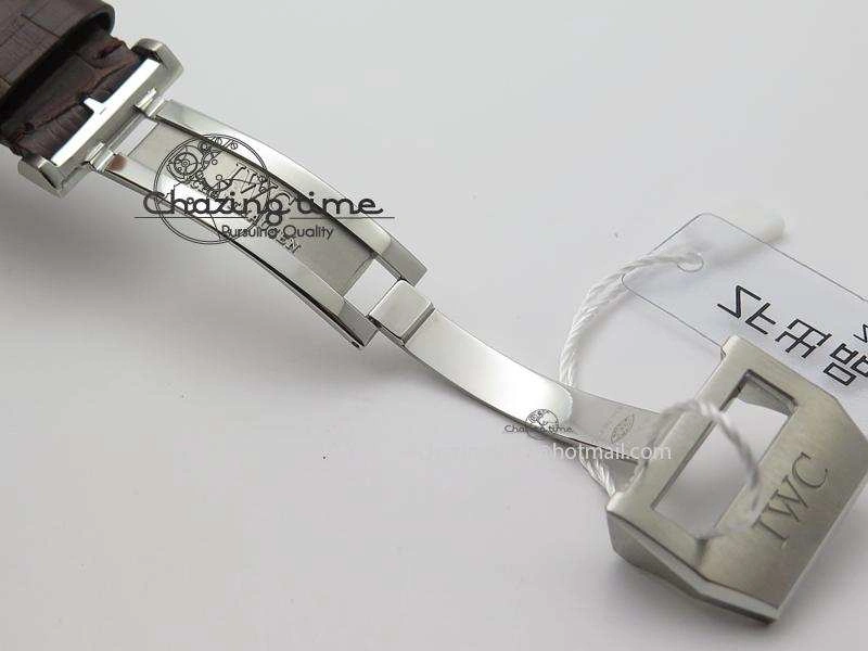 Big Pilot IW5009 Grey Dial ZF Edition Grey Dial On Brown Leather Strap A51111 (Fantasy Dial Color) Reliable 7326