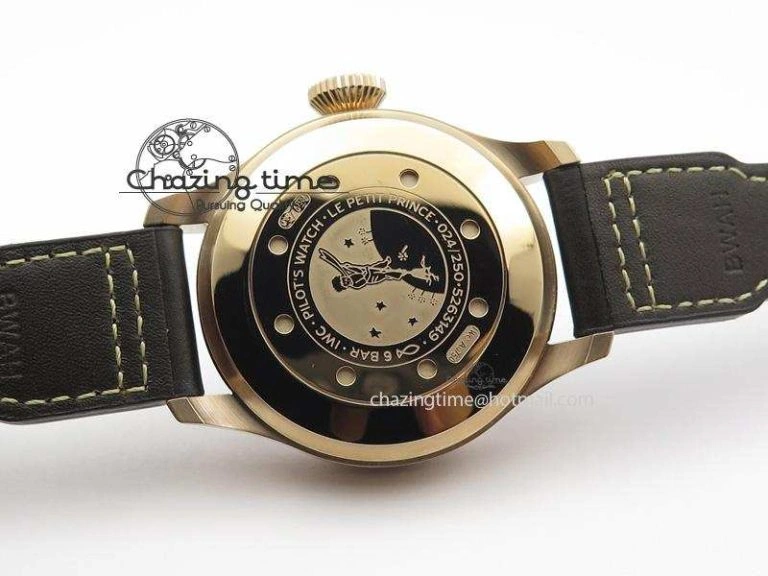 Big Pilot IW500909 RG ZF 1:1 Best Edition Le Petit Prince On Brown Leather Strap A Sophisticated 7293