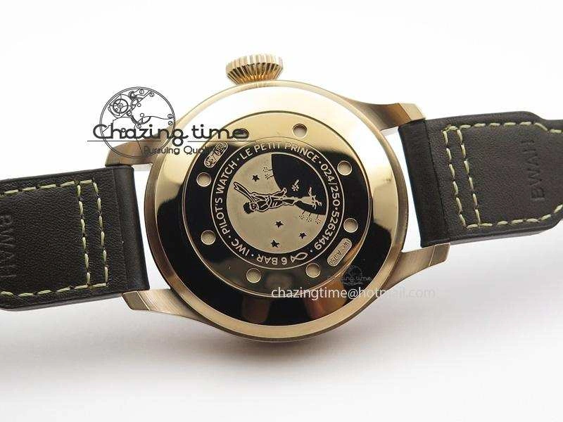 Big Pilot IW500909 RG ZF 1:1 Best Edition Le Petit Prince On Brown Leather Strap A Sophisticated 7293