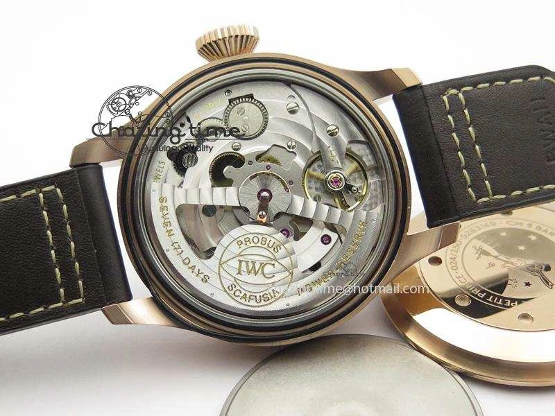 Big Pilot IW500909 RG ZF 1:1 Best Edition Le Petit Prince On Brown Leather Strap A Sophisticated 7293