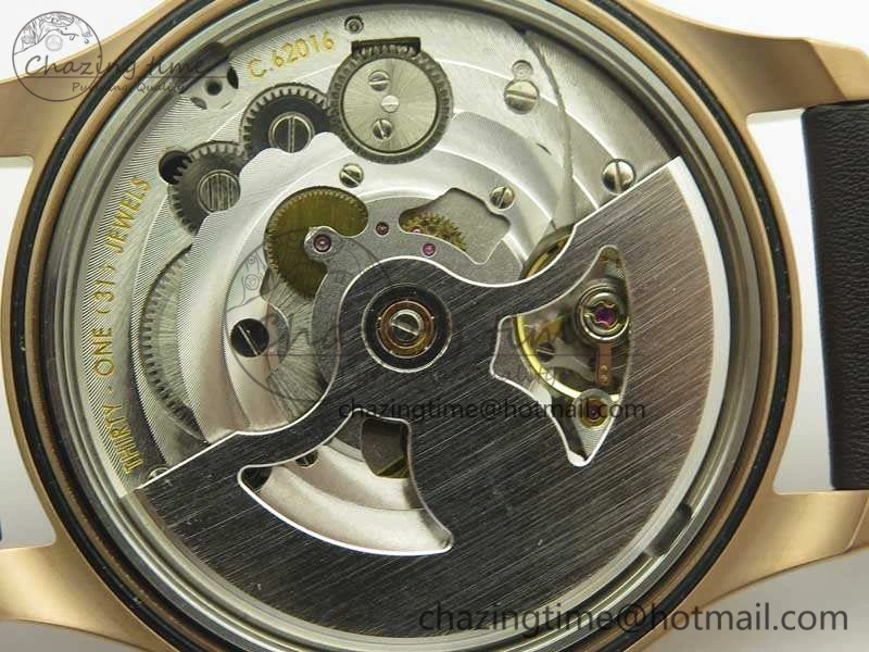 Big Pilot IW510301 Satin-Polished RG YLF Best Edition Black Dial On Leather Strap A Original 7222