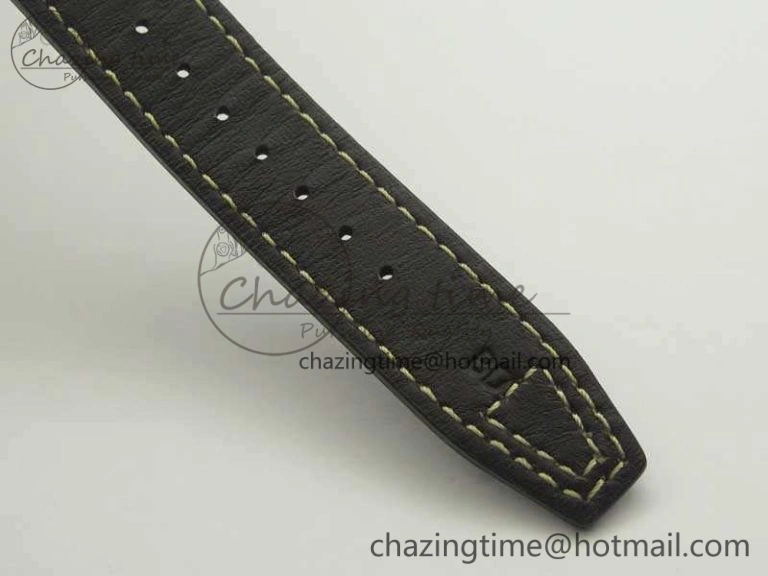 Big Pilot IW510301 Satin-Polished RG YLF Best Edition Black Dial On Leather Strap A Original 7222