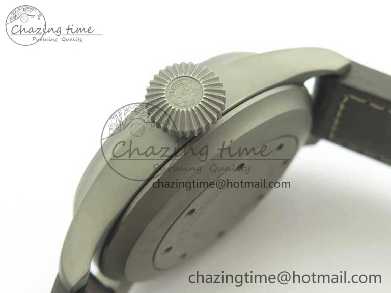 Big Pilot IW510301 Satin-Polished SS YLF Best Edition Black Dial On Leather Strap A Chic 7213