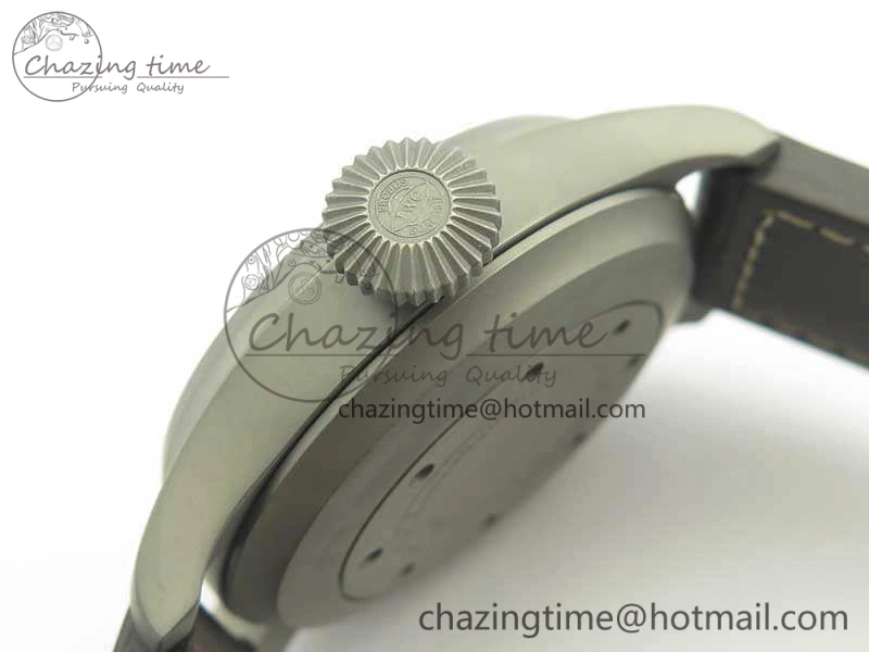 Big Pilot IW510301 Satin-Polished SS YLF Best Edition Black Dial On Leather Strap A Chic 7213