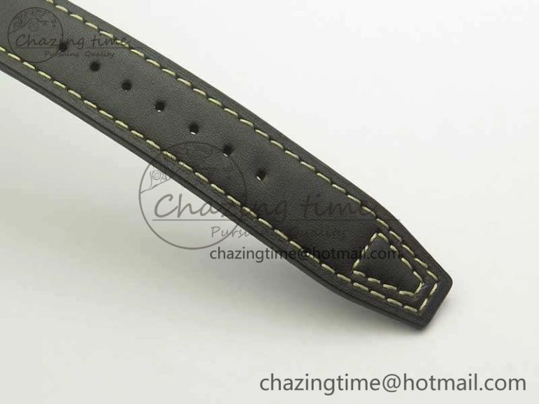 Big Pilot IW510301 Satin-Polished SS YLF Best Edition Black Dial On Leather Strap A Chic 7213