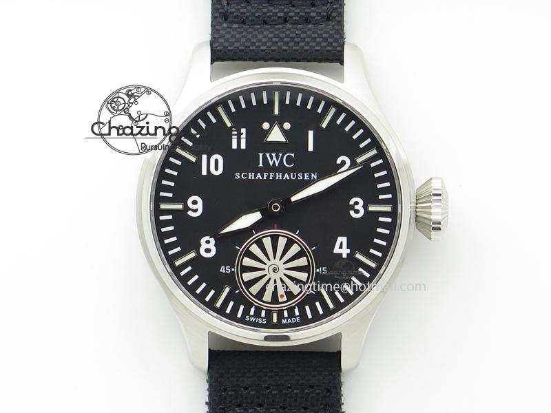 Affordable Big Pilot “Markus Buhler” IW5003 Turbine Movement On Black Strap A 7378