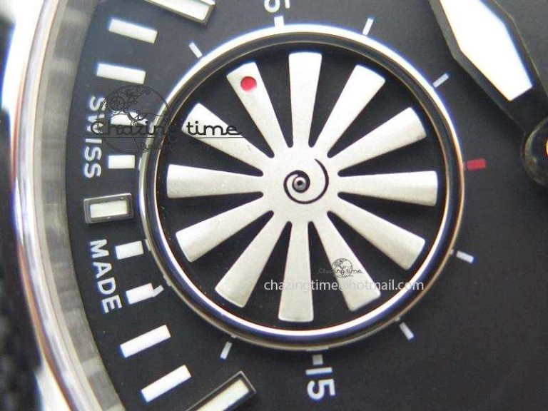 Affordable Big Pilot “Markus Buhler” IW5003 Turbine Movement On Black Strap A 7378