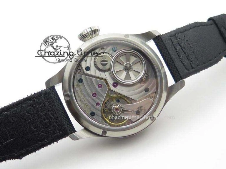 Affordable Big Pilot “Markus Buhler” IW5003 Turbine Movement On Black Strap A 7378