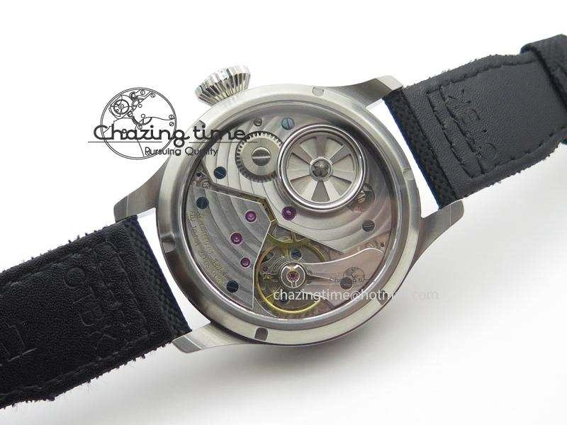 Affordable Big Pilot “Markus Buhler” IW5003 Turbine Movement On Black Strap A 7378