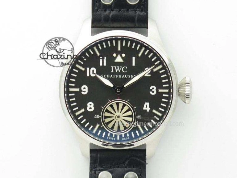UrbanStyle Big Pilot “Markus Buhler” IW5003 Turbine Movement V6F Best Edition On Leather Strap A 7334