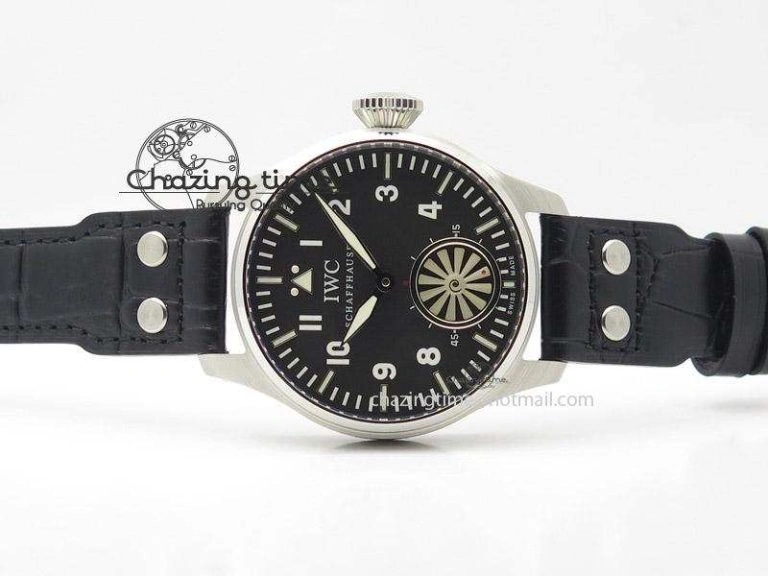 UrbanStyle Big Pilot “Markus Buhler” IW5003 Turbine Movement V6F Best Edition On Leather Strap A 7334