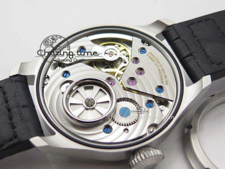 Big Pilot “Markus Buhler” IW5003 Turbine V6F Best Edition Grey Dial On Leather Strap A Seasonal 7314