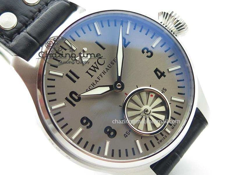 Big Pilot “Markus Buhler” IW5003 Turbine V6F Best Edition Grey Dial On Leather Strap A Seasonal 7314