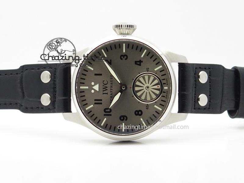 Big Pilot “Markus Buhler” IW5003 Turbine V6F Best Edition Grey Dial On Leather Strap A Seasonal 7314