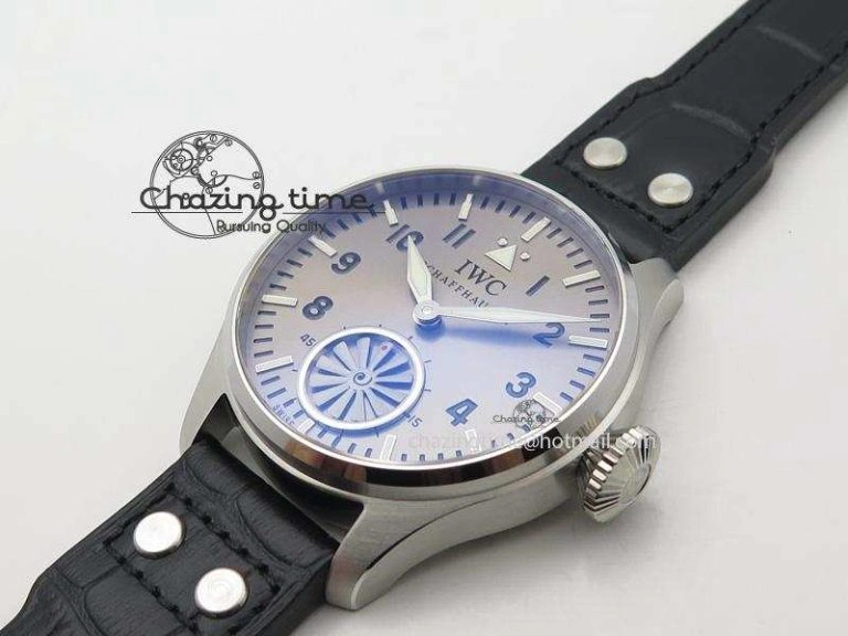 Big Pilot “Markus Buhler” IW5003 Turbine V6F Best Edition Grey Dial On Leather Strap A Seasonal 7314