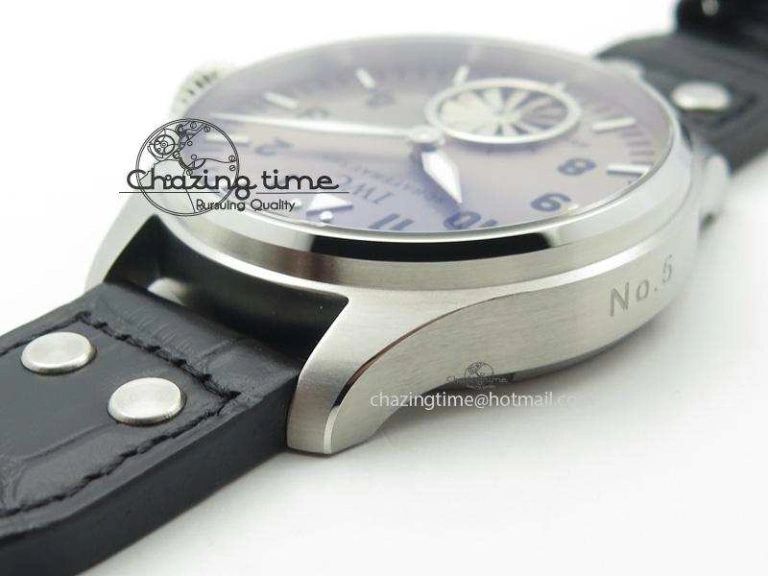 Big Pilot “Markus Buhler” IW5003 Turbine V6F Best Edition Grey Dial On Leather Strap A Seasonal 7314