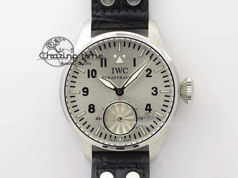 Thermal Big Pilot “Markus Buhler” IW5003 Turbine V6F Best Edition Silver Dial On Leather Strap A 7315
