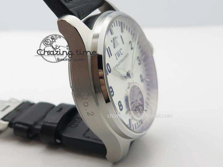 Thermal Big Pilot “Markus Buhler” IW5003 Turbine V6F Best Edition Silver Dial On Leather Strap A 7315