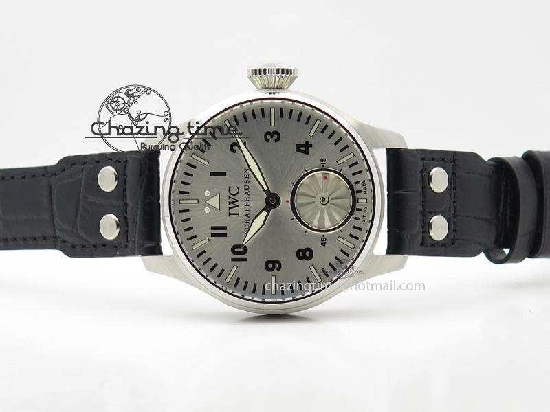 Thermal Big Pilot “Markus Buhler” IW5003 Turbine V6F Best Edition Silver Dial On Leather Strap A 7315
