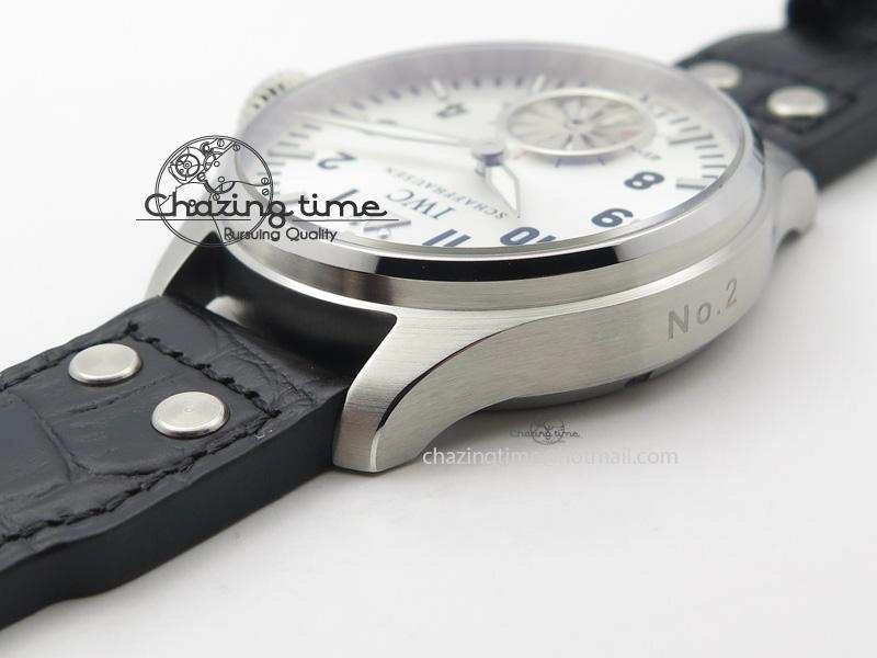 Thermal Big Pilot “Markus Buhler” IW5003 Turbine V6F Best Edition Silver Dial On Leather Strap A 7315