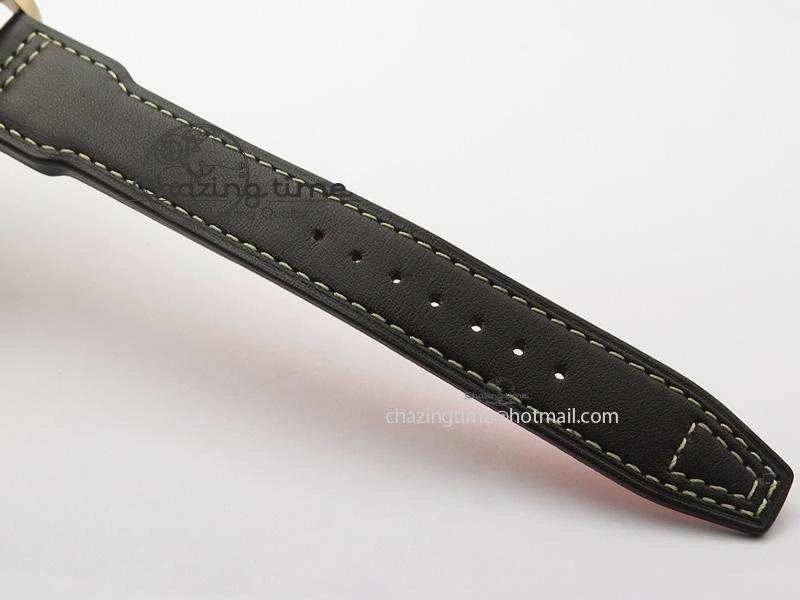 Vibrant Big Pilot Real PR 2016 IW500917 RG ZF Best Edition Gray Dial On Brown Leather Strap A 7290