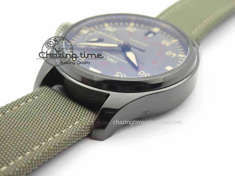 Big Pilot Real PR 48mm IW501902 Real Ceramic ZF 1:1 Best Edition On Green Nylon Strap A51111 V Durable 7249
