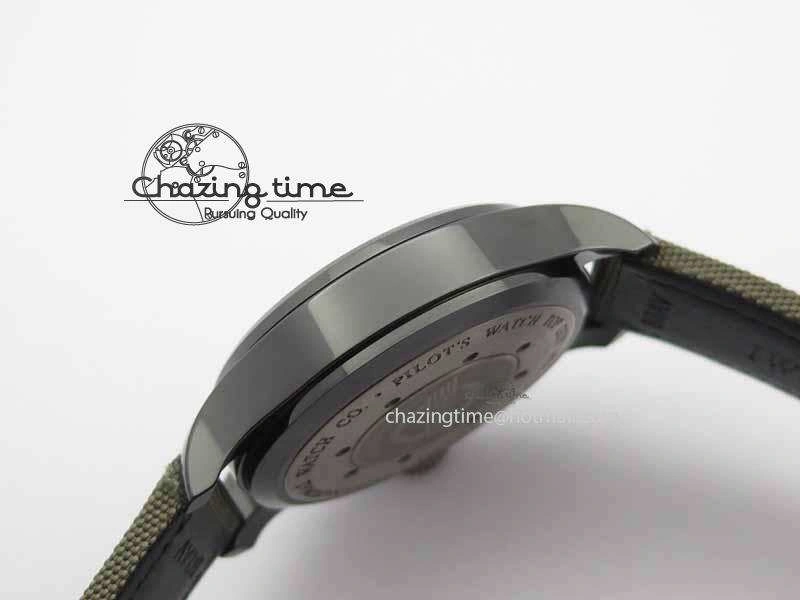 Big Pilot Real PR 48mm IW501902 Real Ceramic ZF 1:1 Best Edition On Green Nylon Strap A51111 V Durable 7249