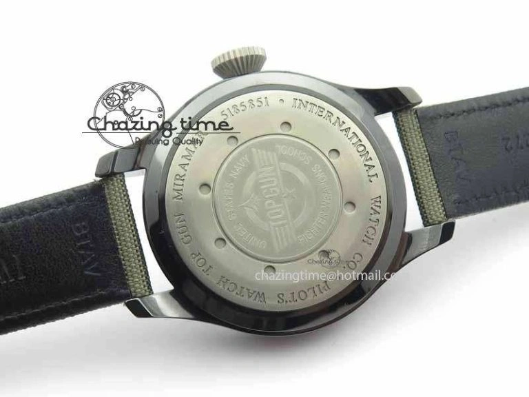Big Pilot Real PR 48mm IW501902 Real Ceramic ZF 1:1 Best Edition On Green Nylon Strap A51111 V Durable 7249