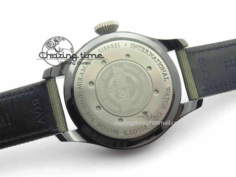 Big Pilot Real PR 48mm IW501902 Real Ceramic ZF 1:1 Best Edition On Green Nylon Strap A51111 V Durable 7249