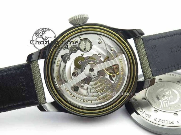 Big Pilot Real PR 48mm IW501902 Real Ceramic ZF 1:1 Best Edition On Green Nylon Strap A51111 V Durable 7249